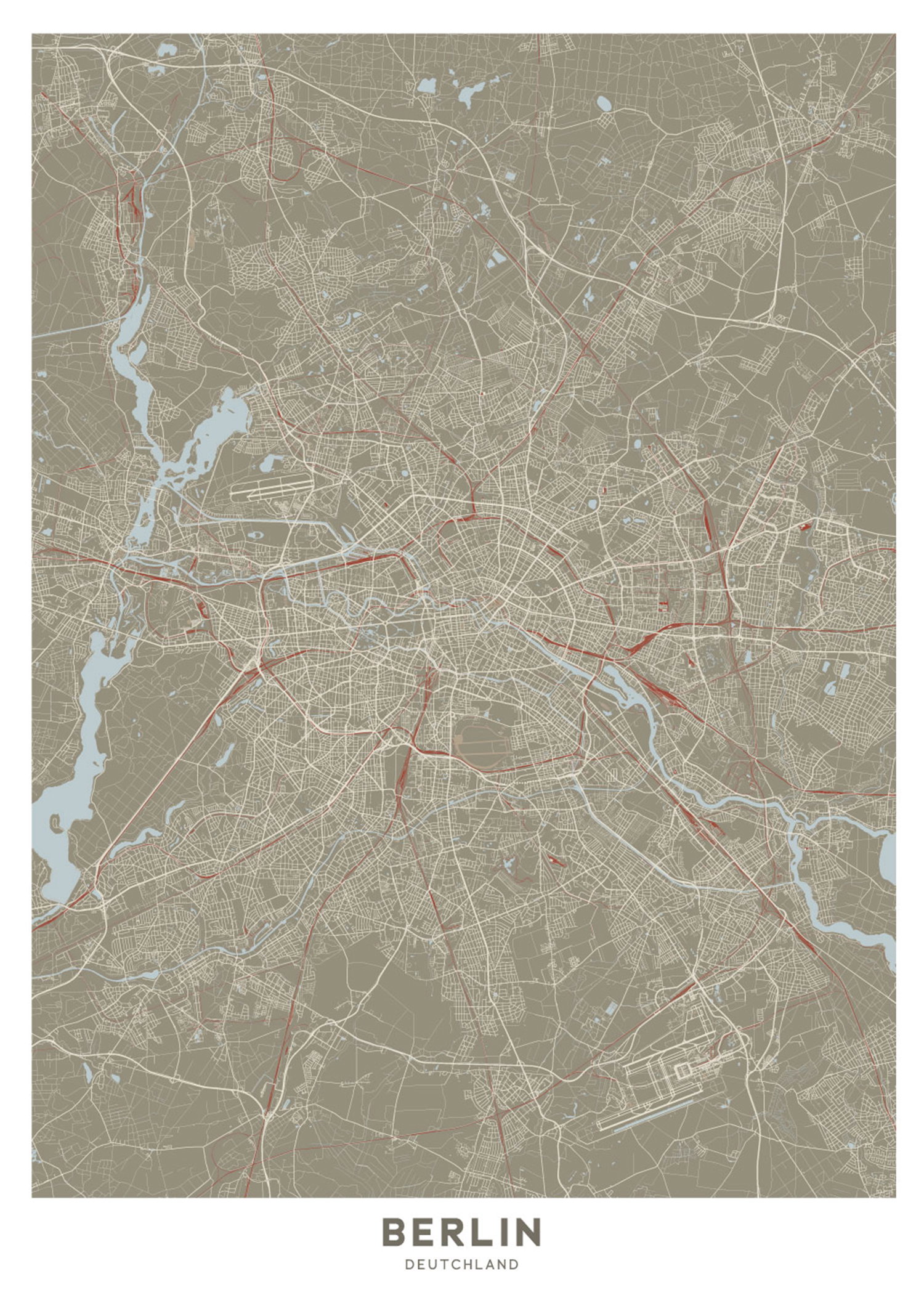 Berlin Kort