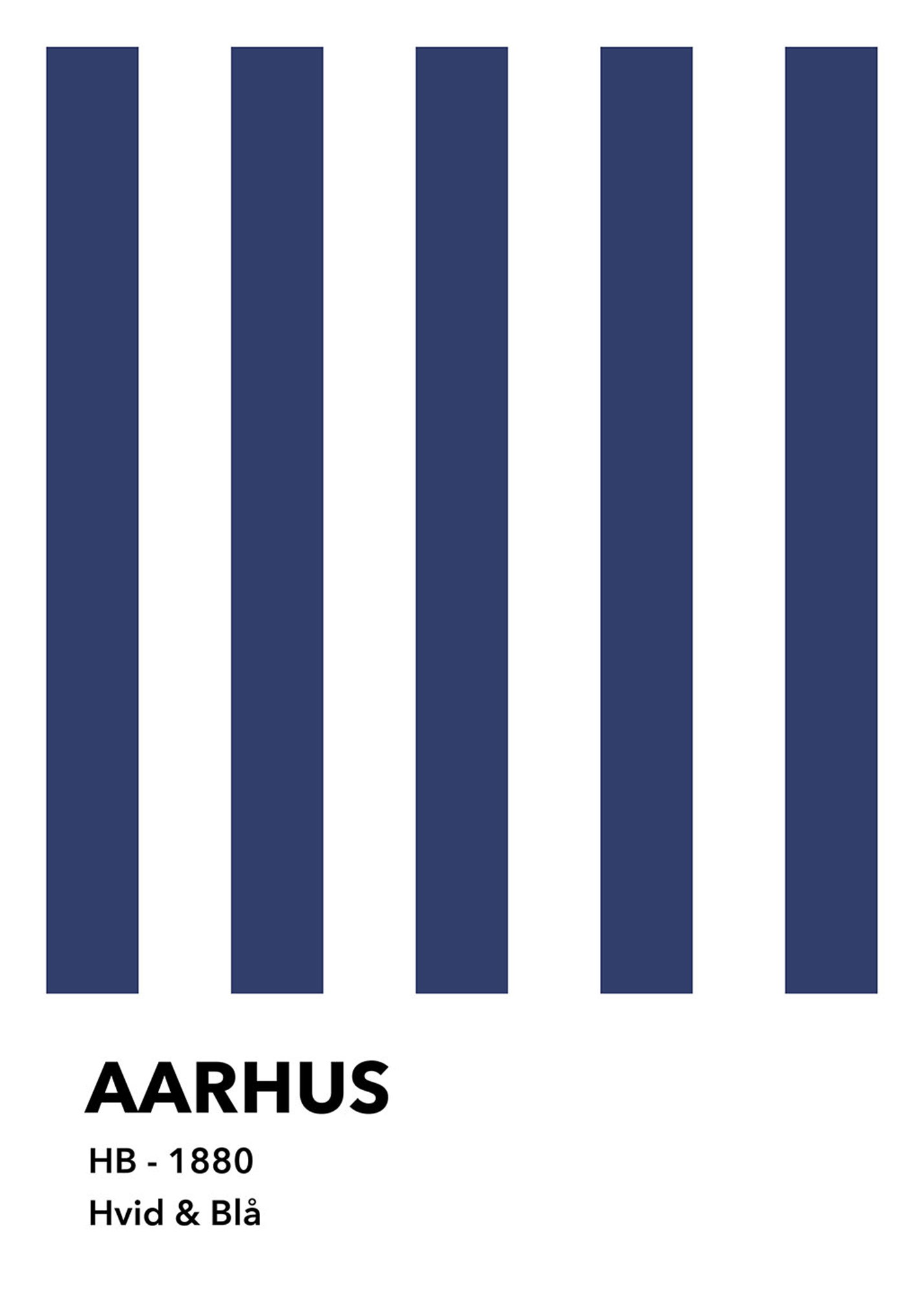 Aarhus – Hvid & Blå