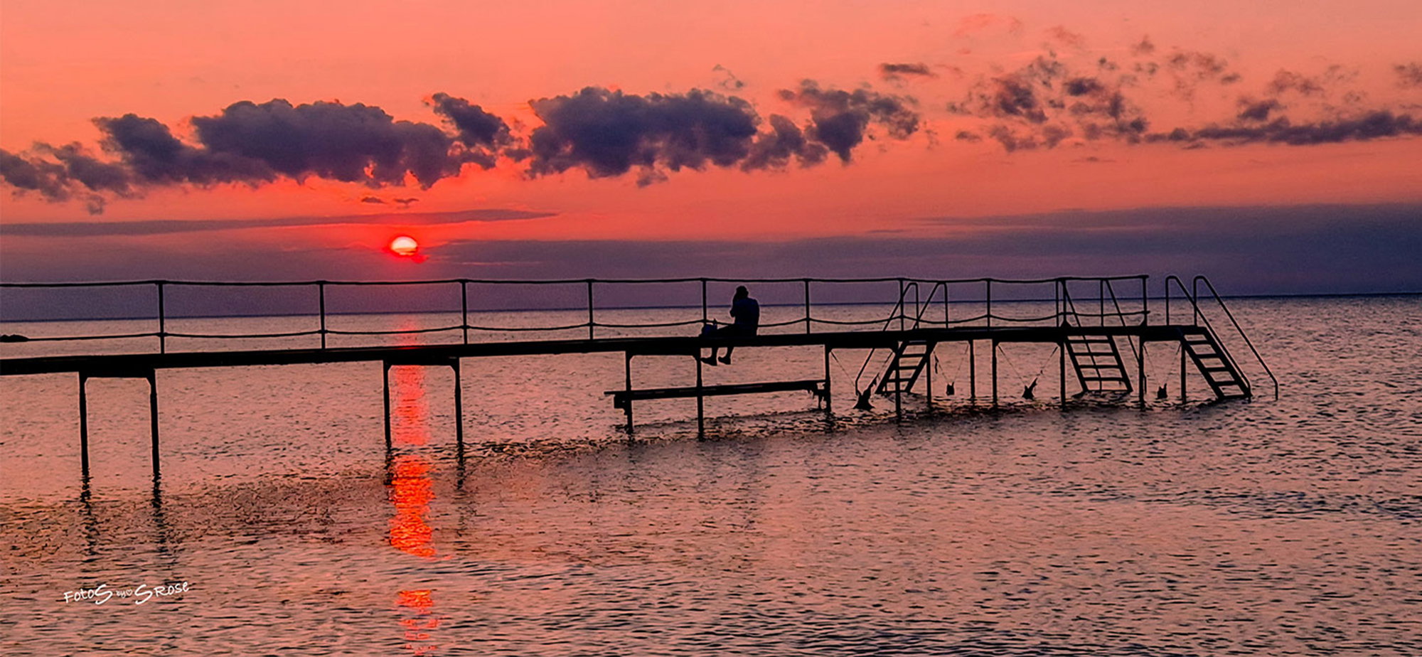 Solnedgang På Badebro