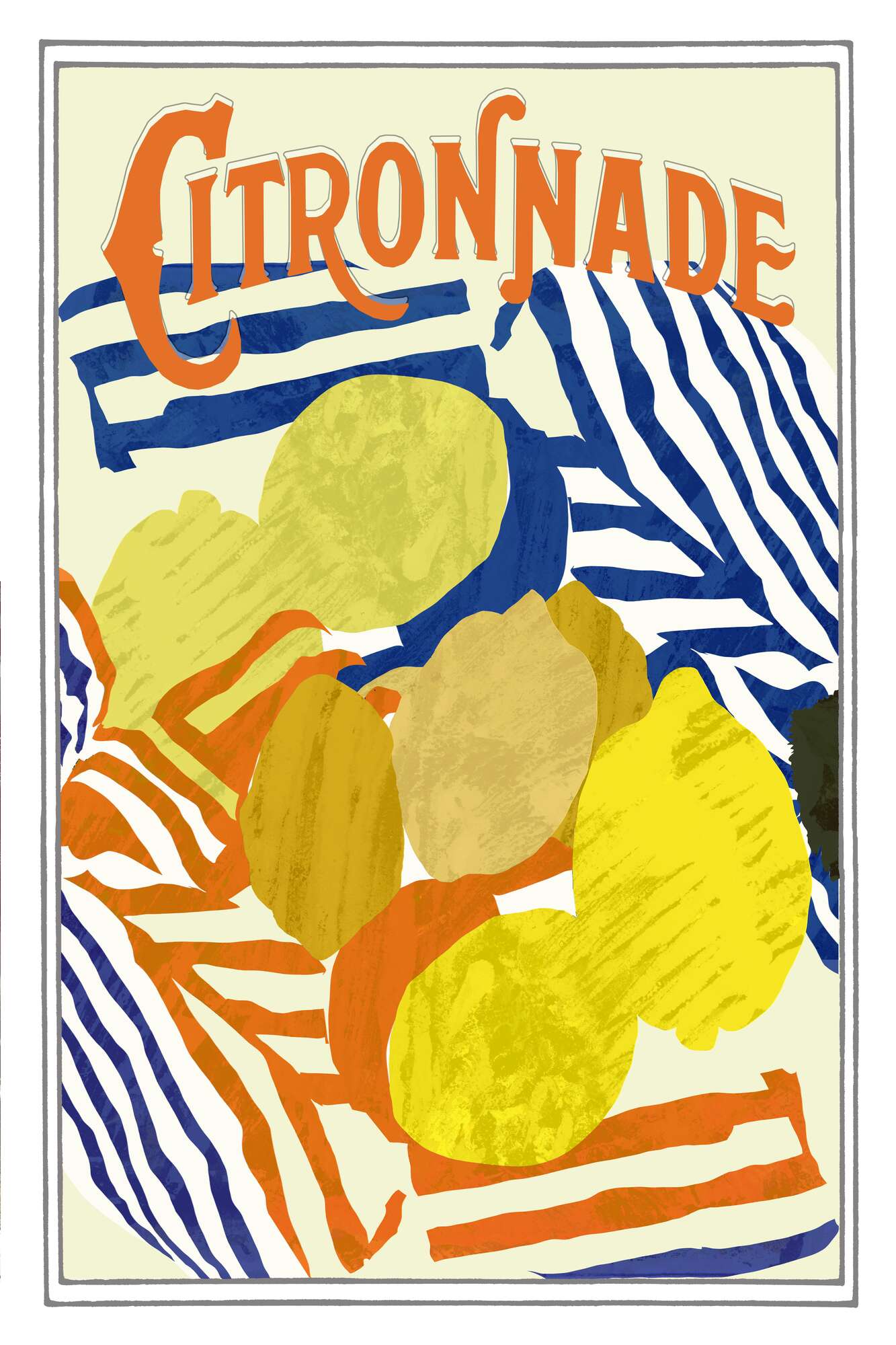 Citronnade Lemons Stripes