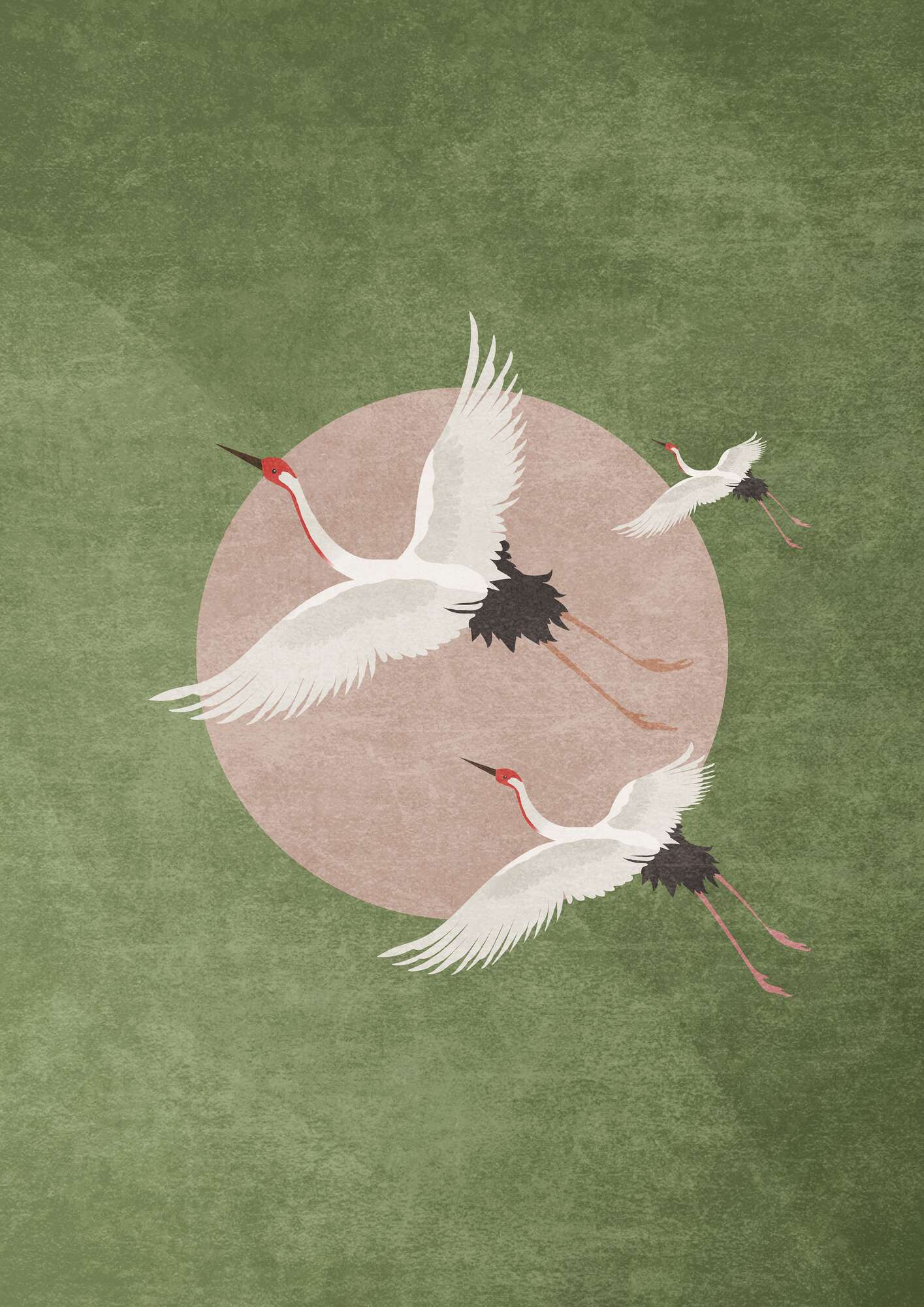 Cranes in Flight