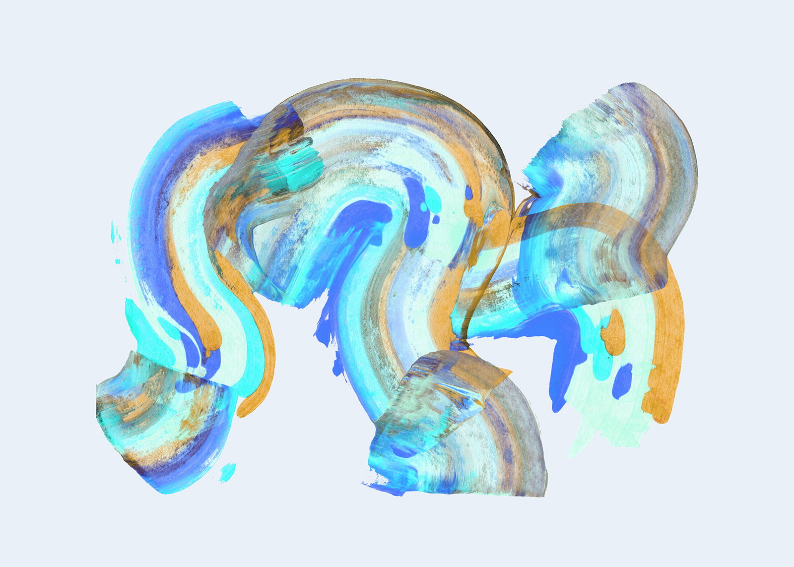 Abstract - Blue