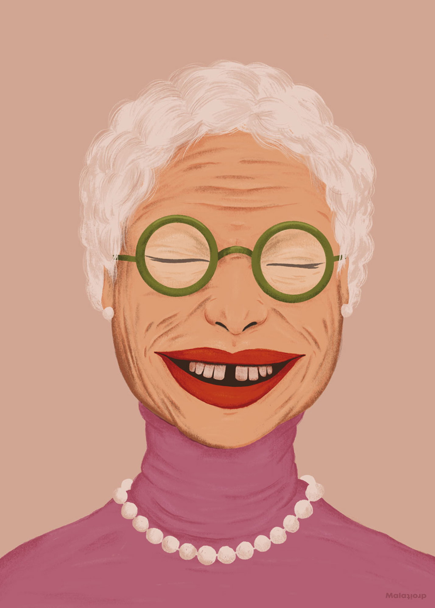 Nærsynet Rosa Pink