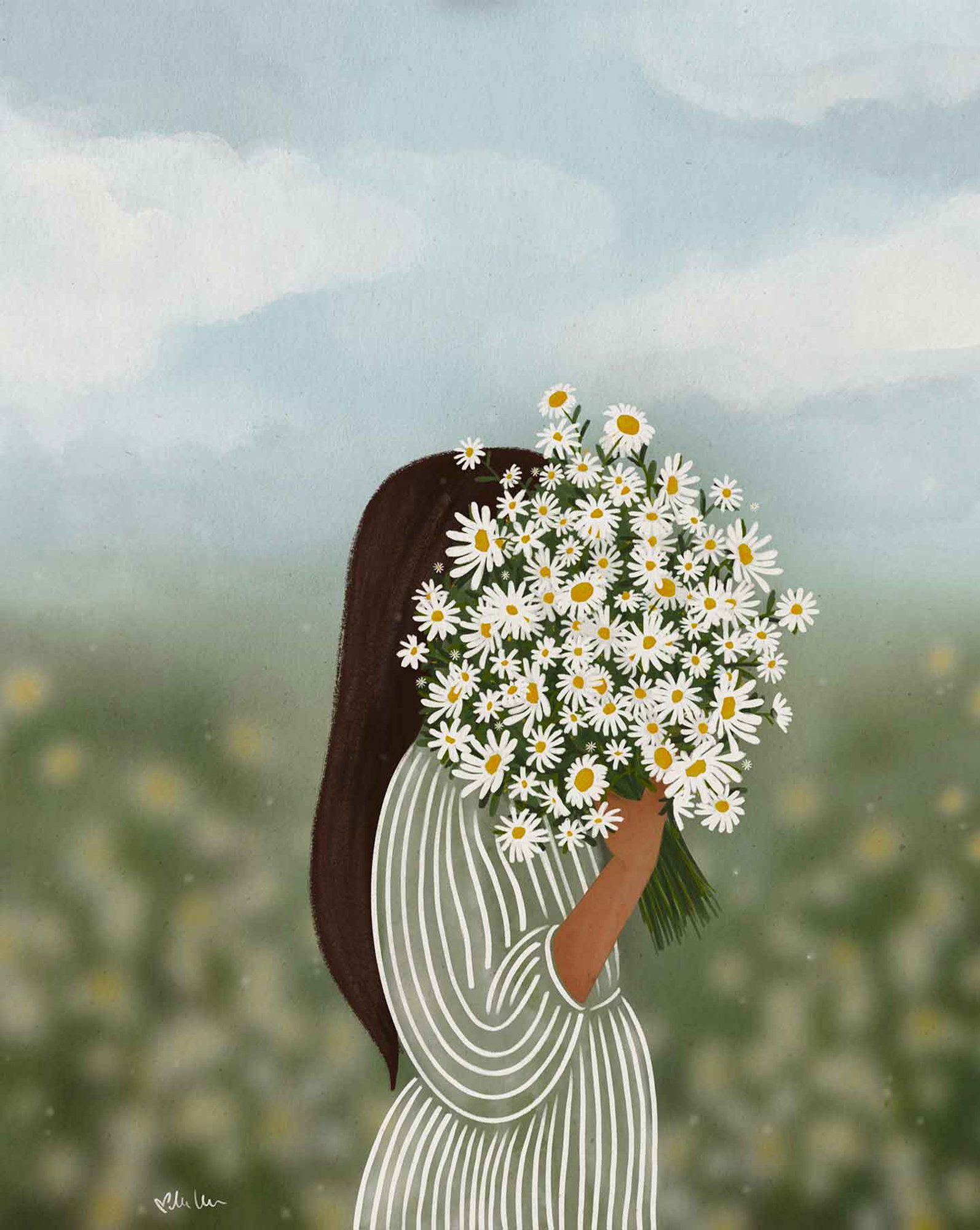 Daisy field