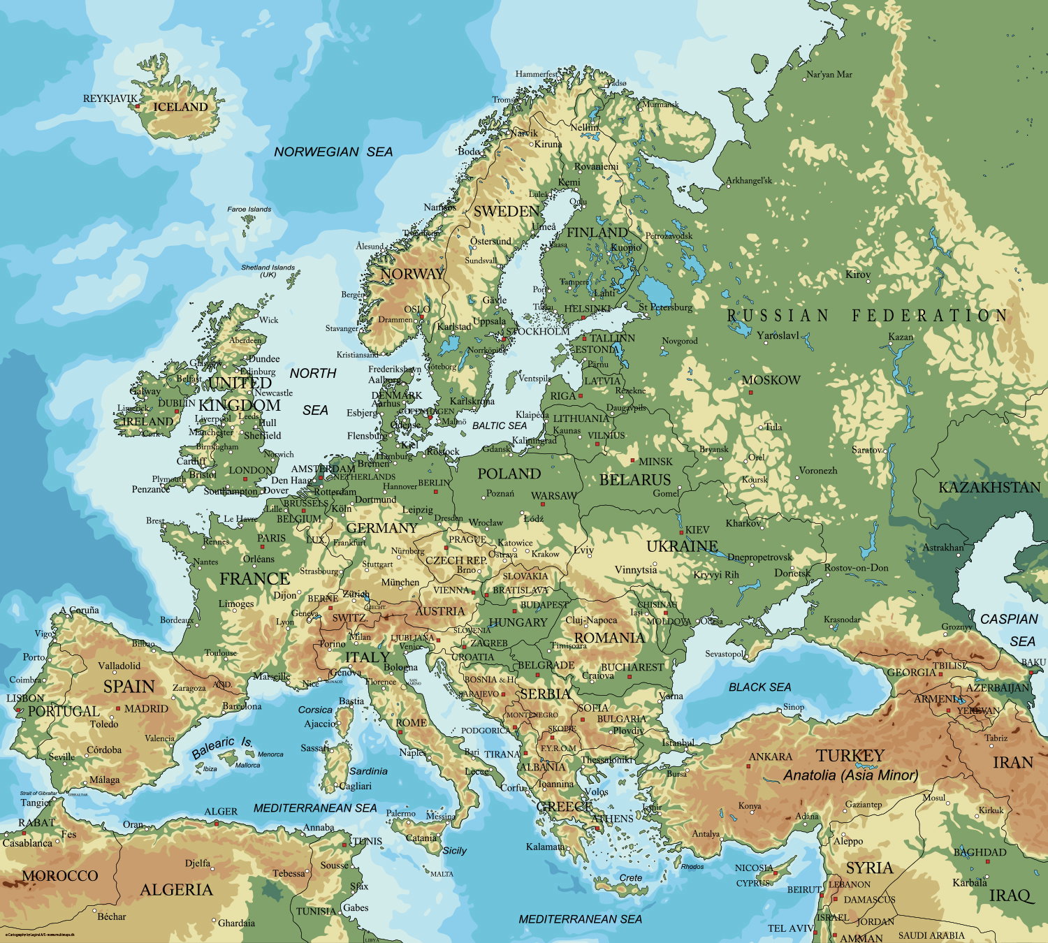 Europakort