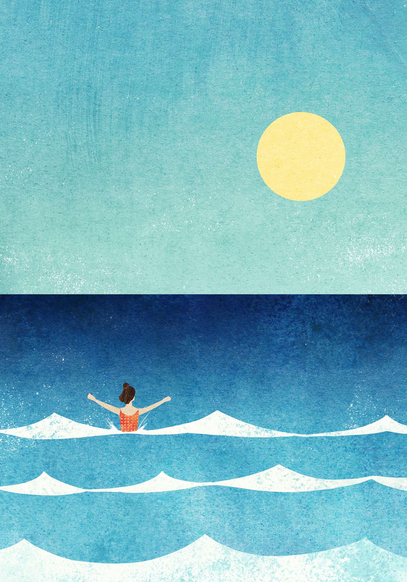 Sunny Ocean Swim