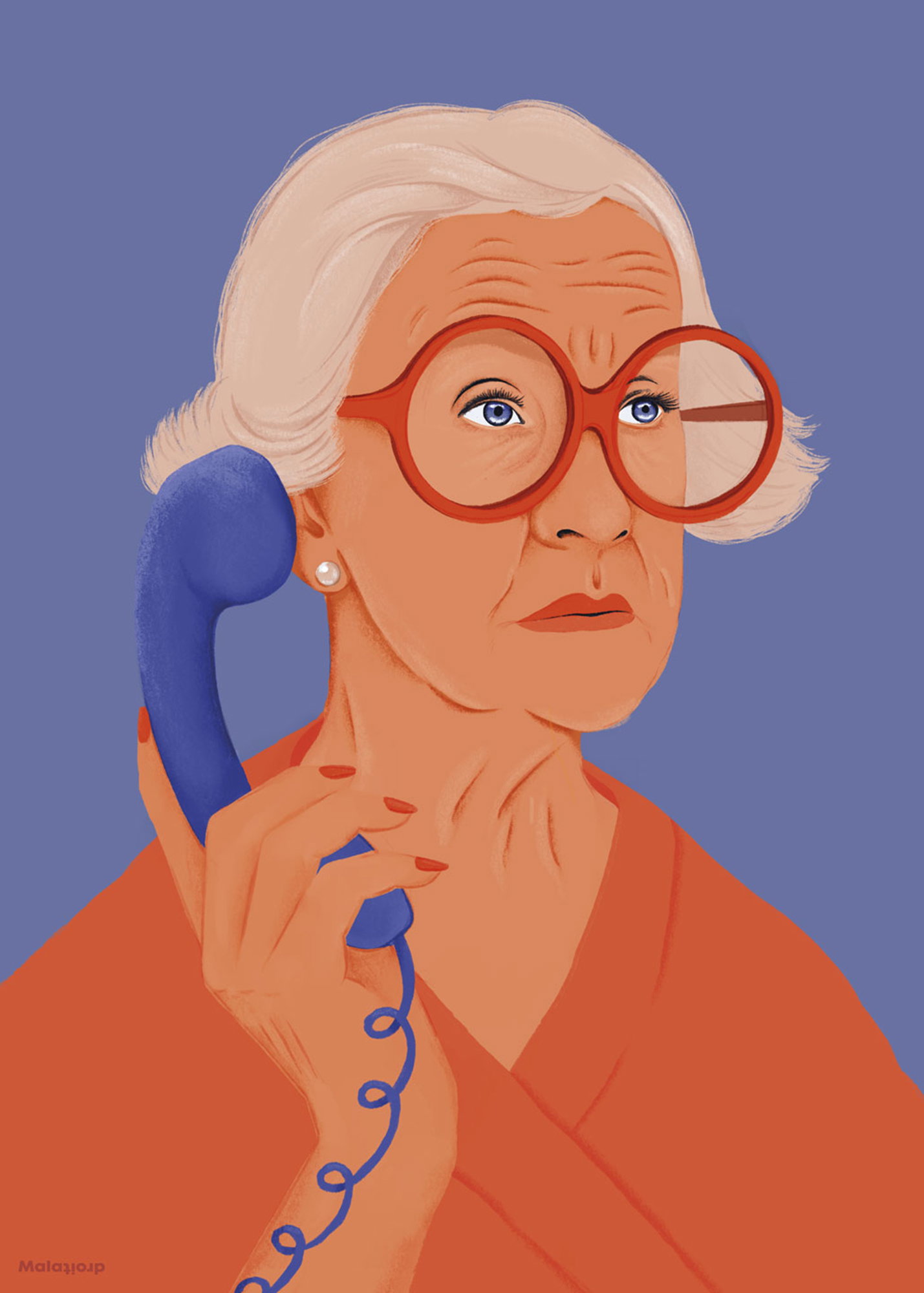 Call Girl Blå Orange