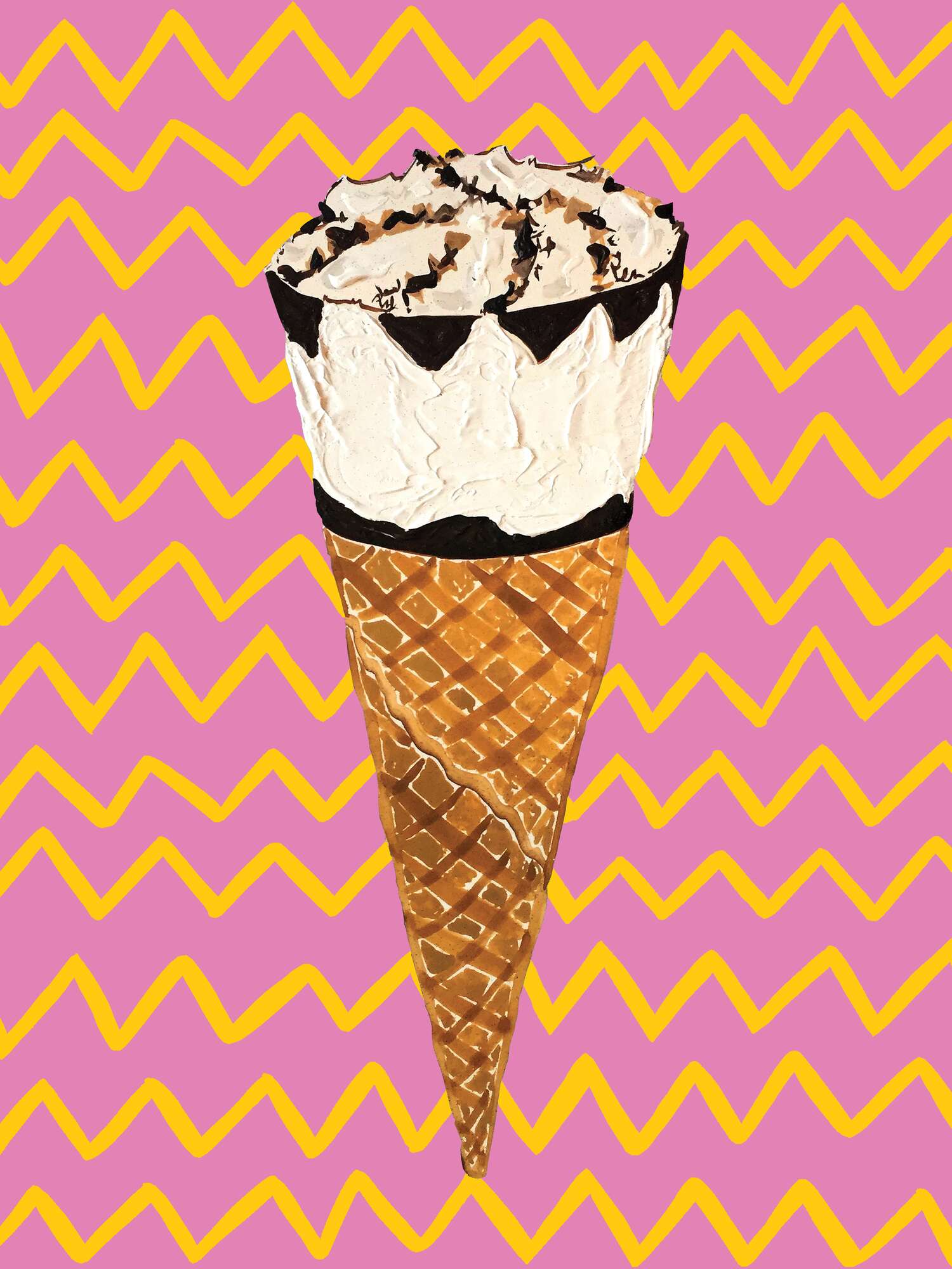 Pop Art Ice Cream Cone