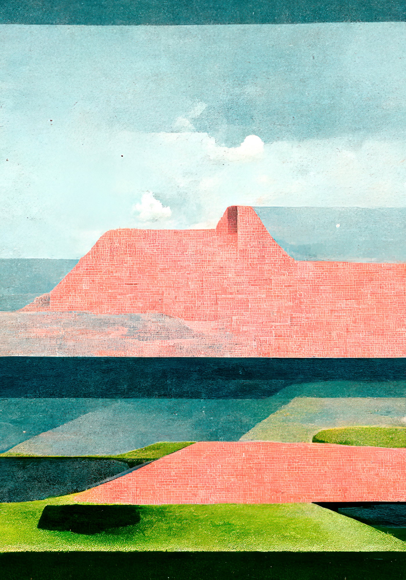Pink Summer Oceanshore V1