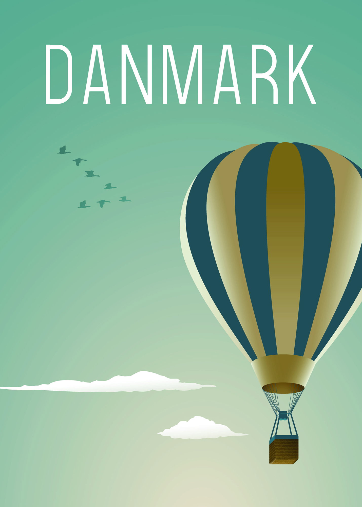 Blå Luftballon