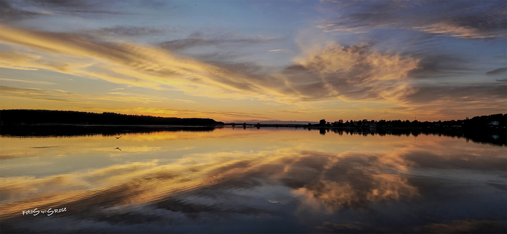 Dramatisk Solnedgang