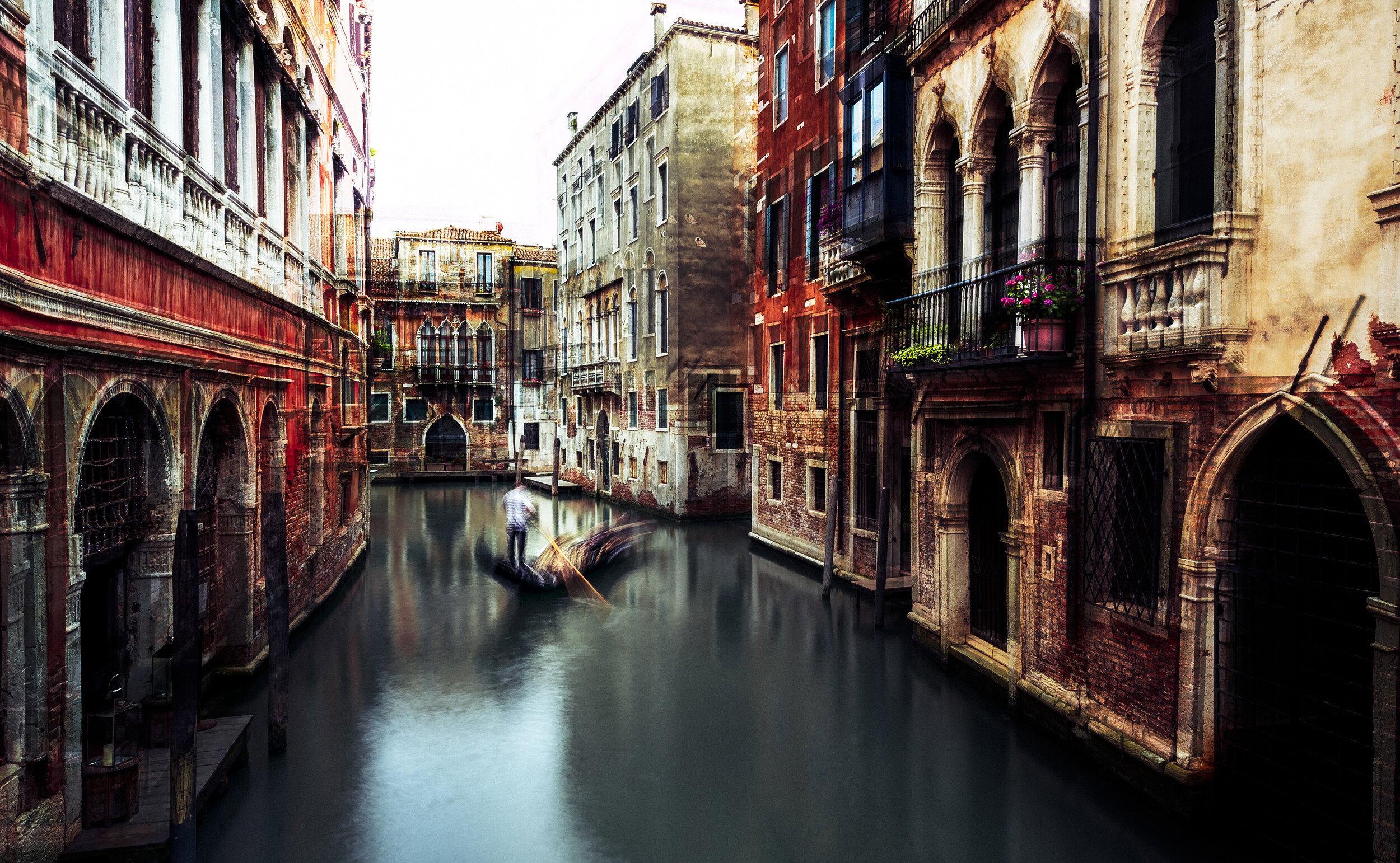 Moody Venice Canal Ride