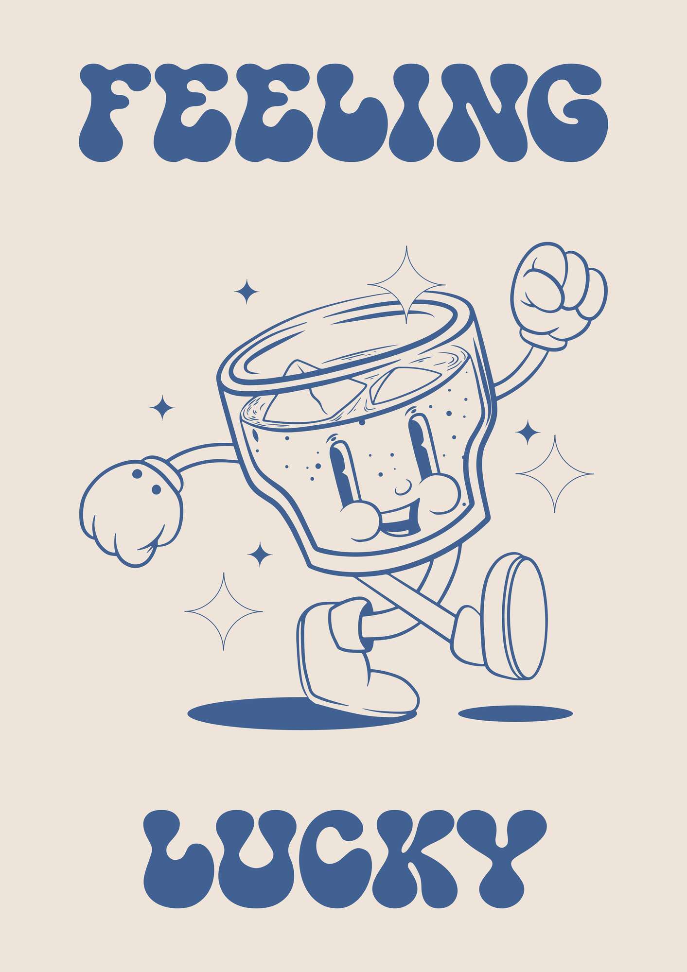 Feeling Lucky Drink Character