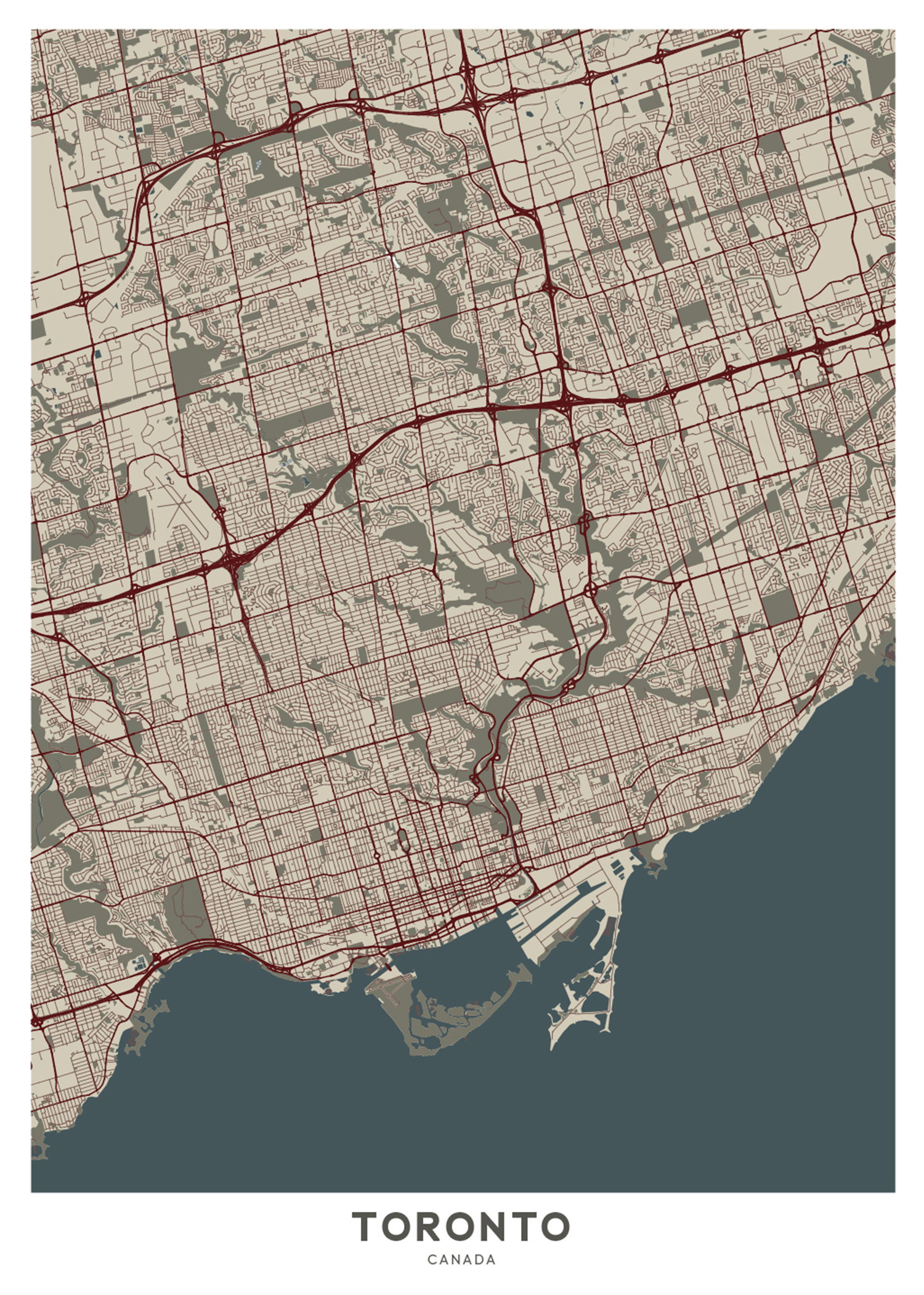Toronto Kort