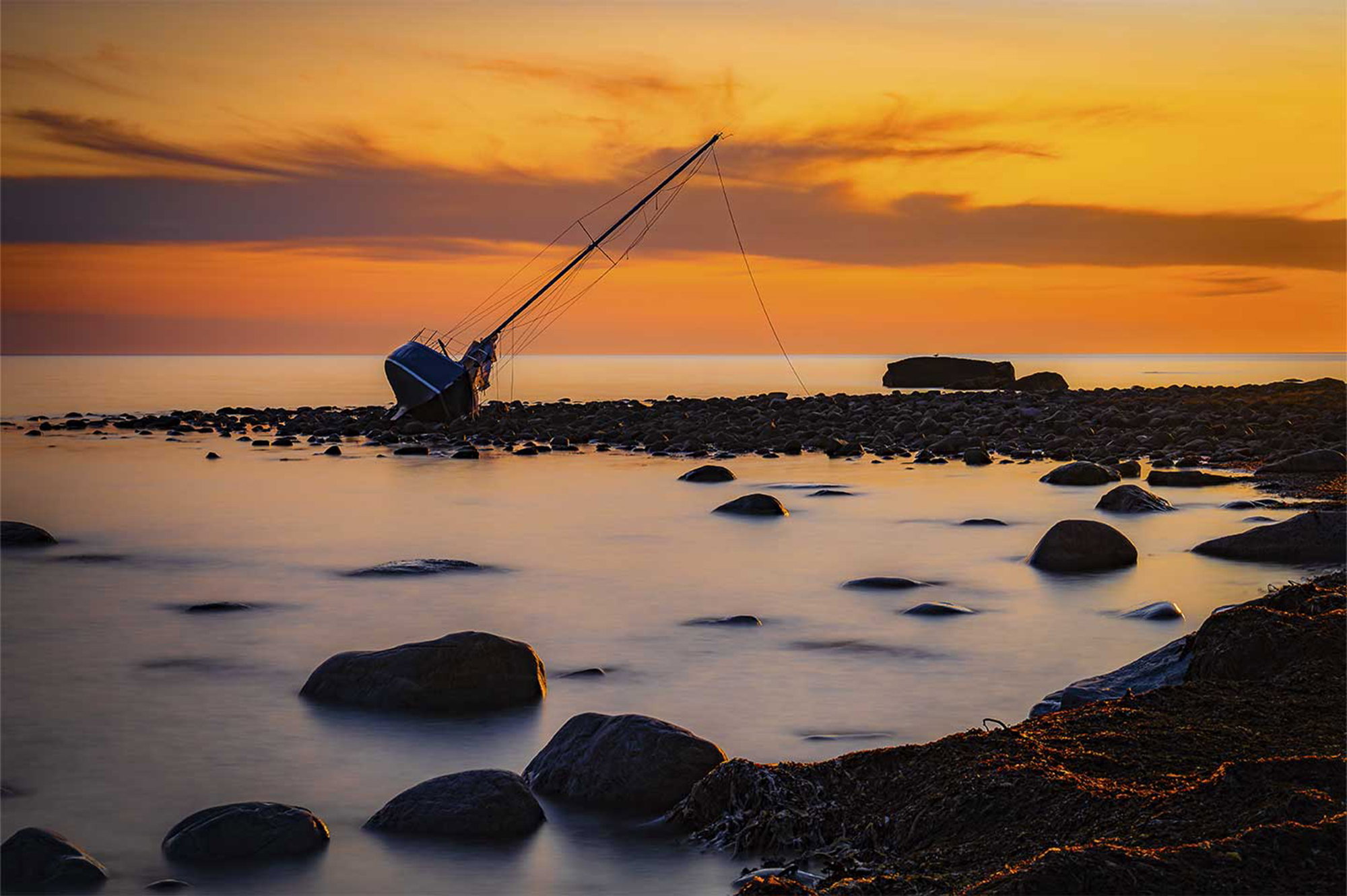 Stranded at Sunset