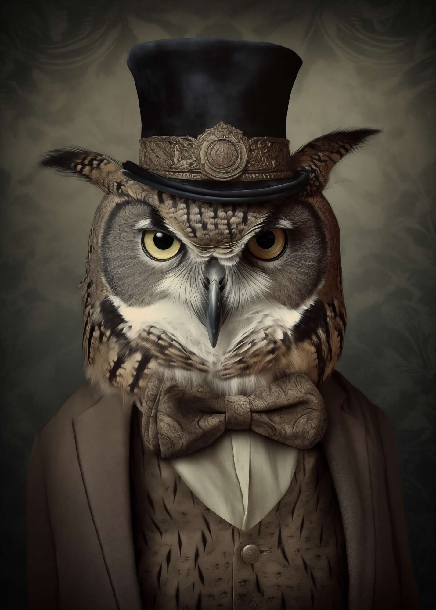 Dapper Owl Gentleman