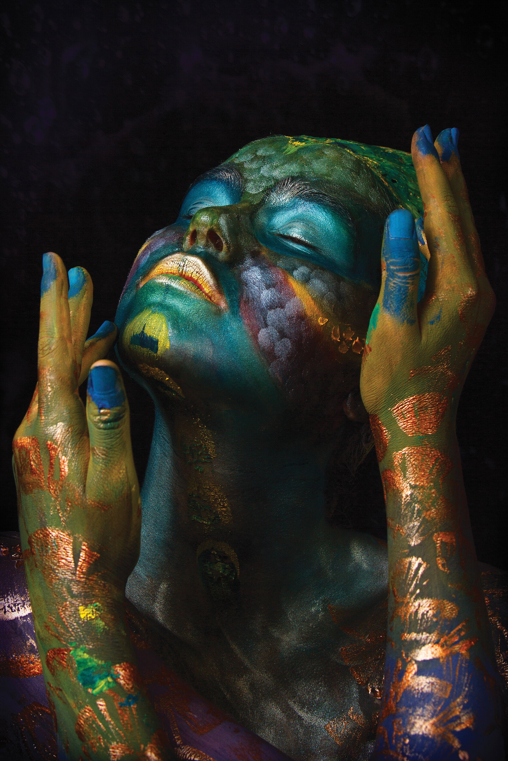 Mystical Painted Portrait