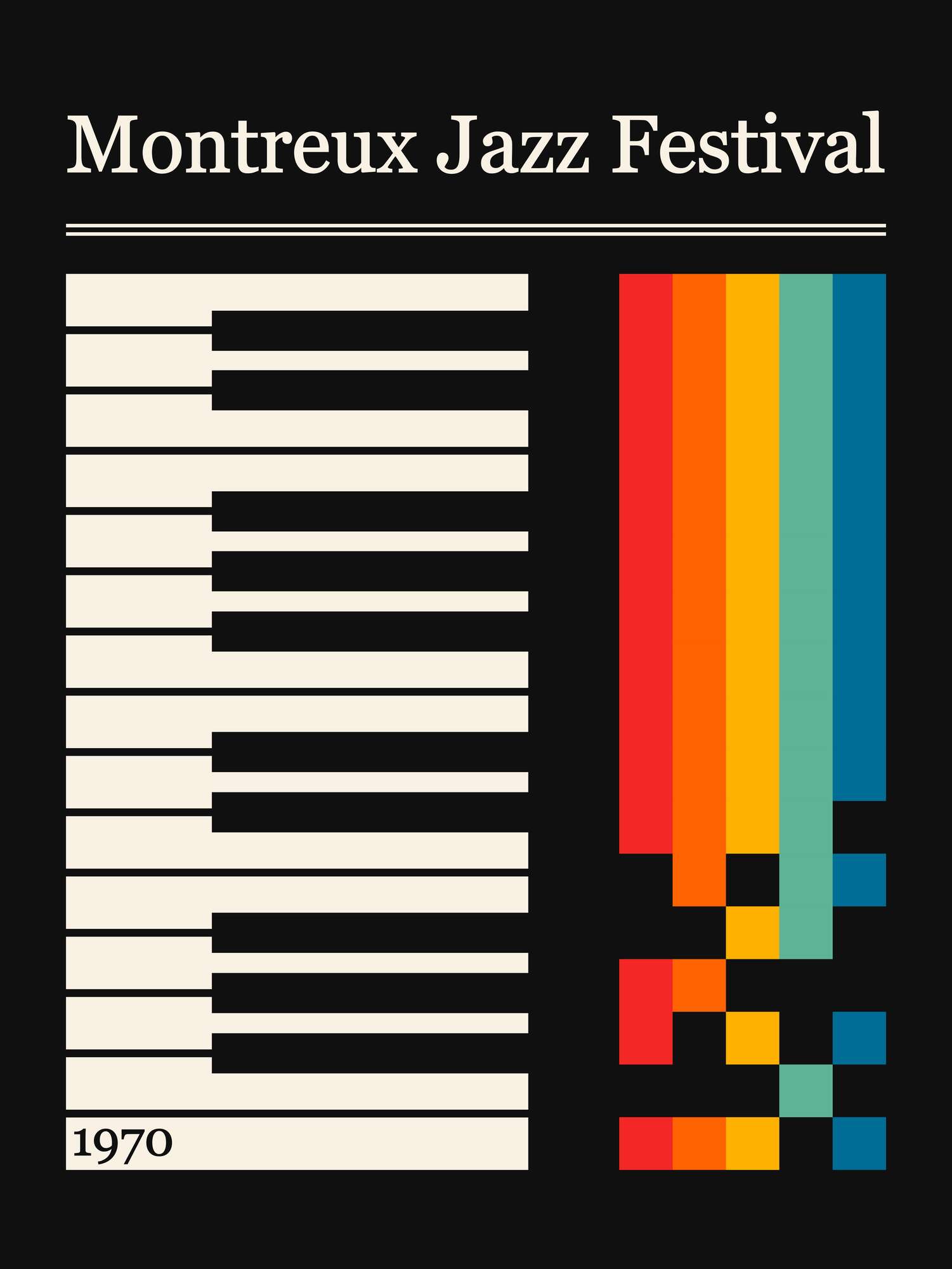 Colorful Jazz Keyboard