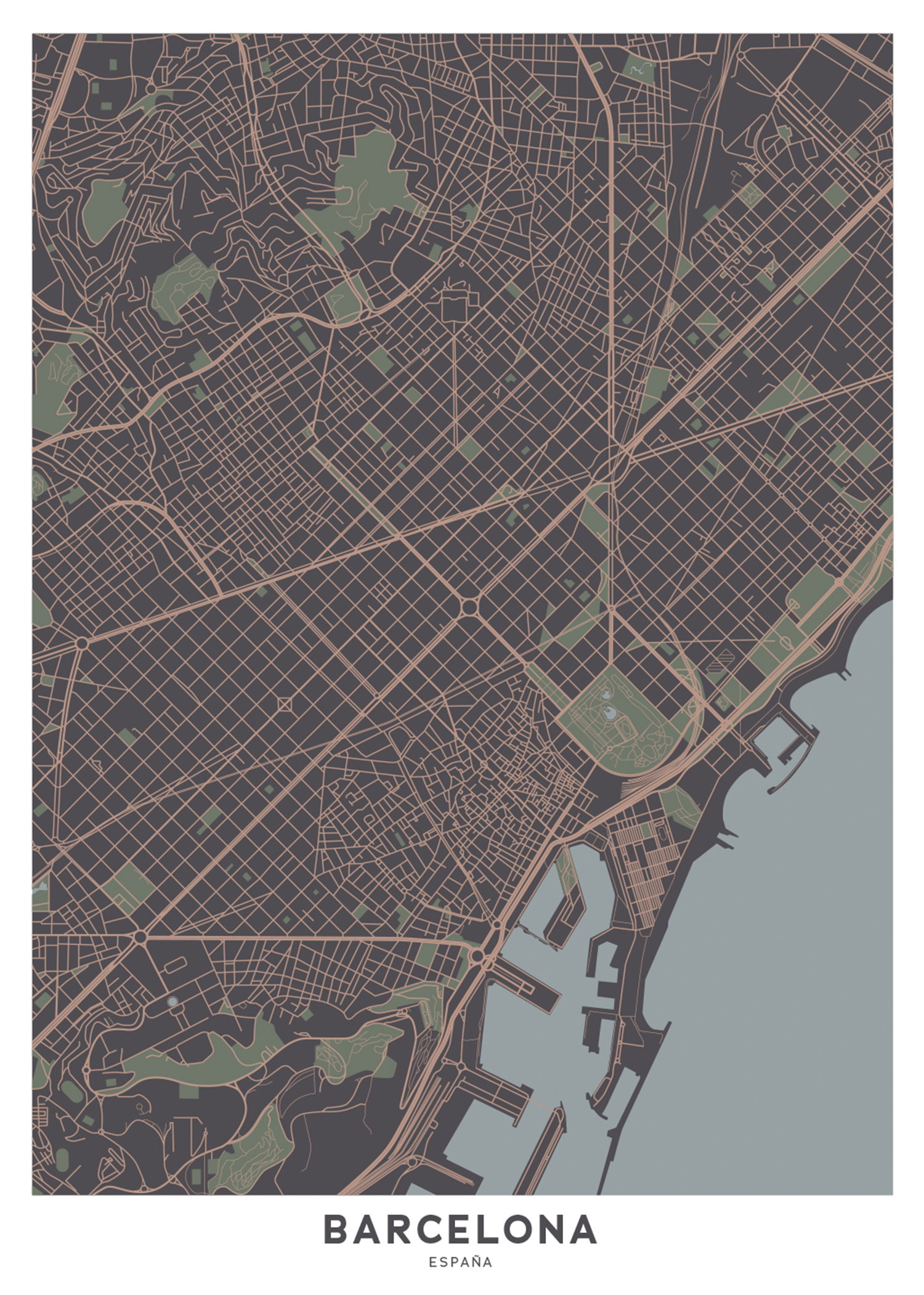 Barcelona Kort