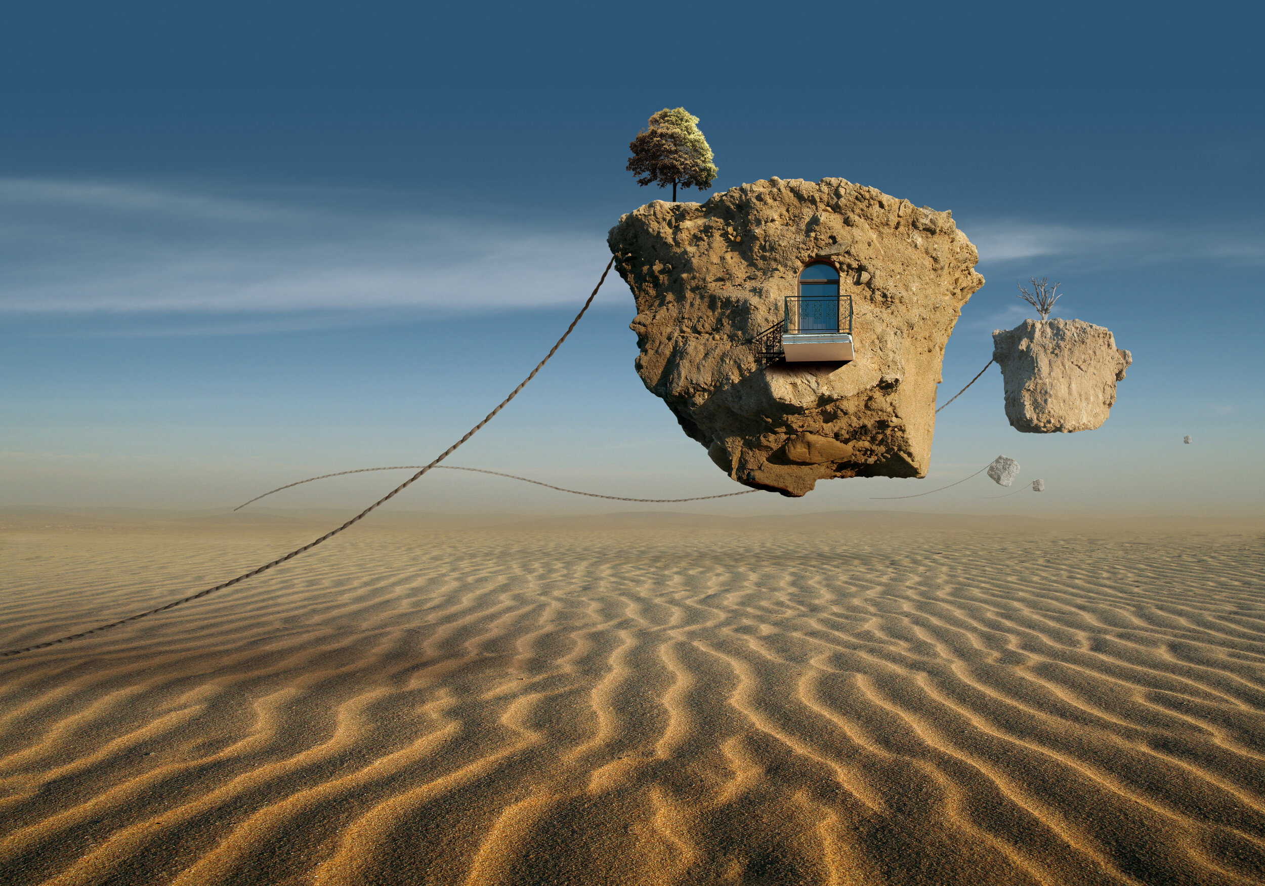 Floating Desert Islands