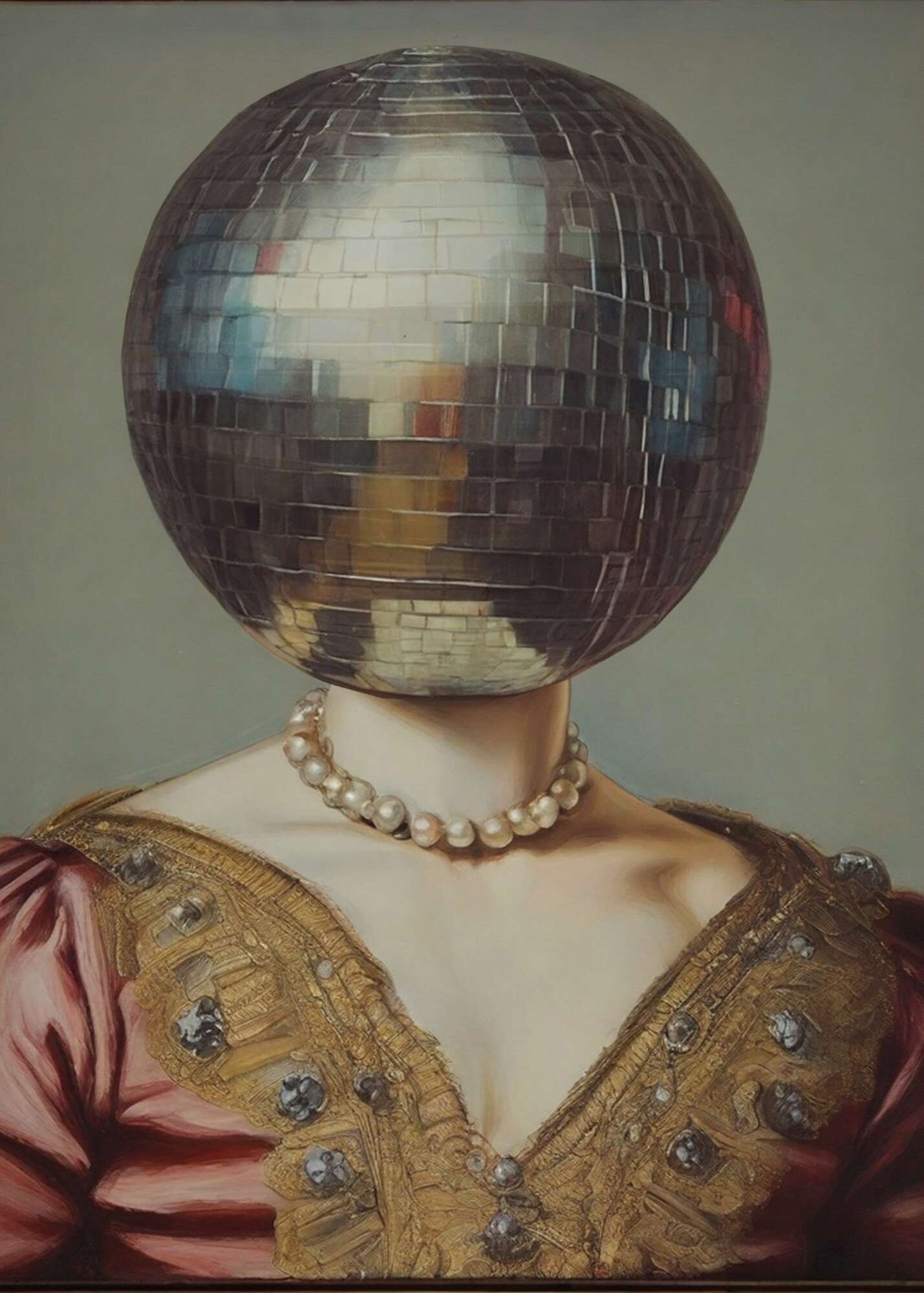 Glamorous Disco Portrait