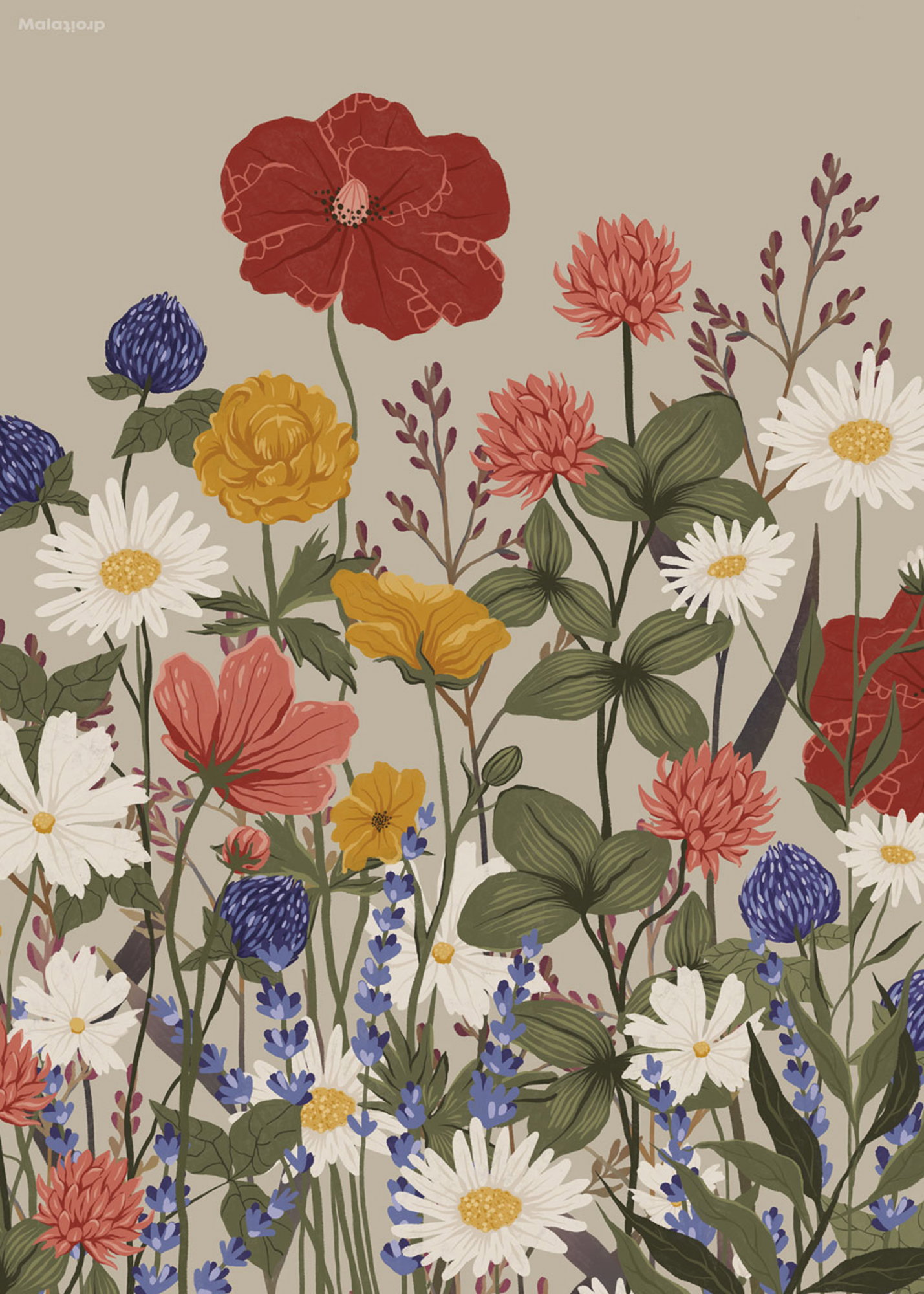 Vilde Blomster Lys