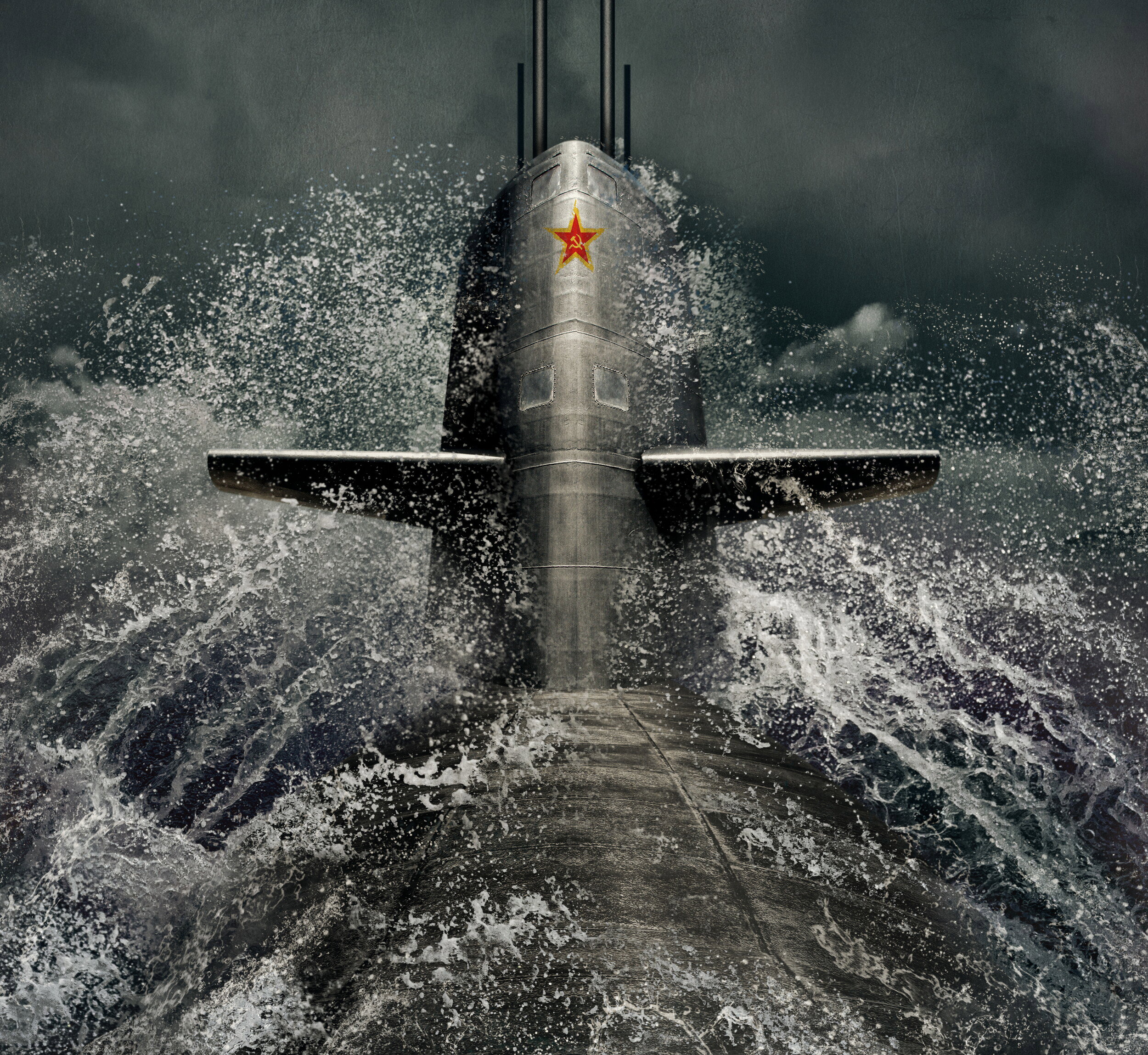 Soviet Submarine Surfacing