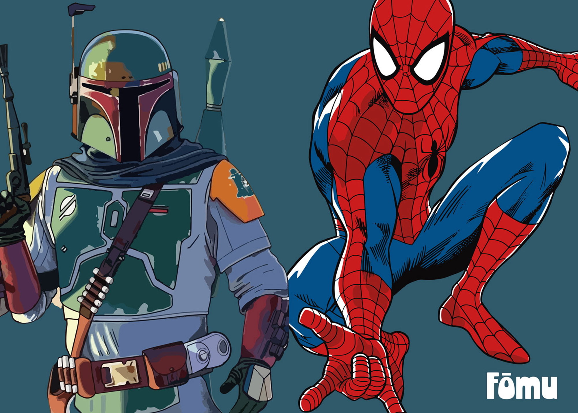 Boba fett og Spiderman